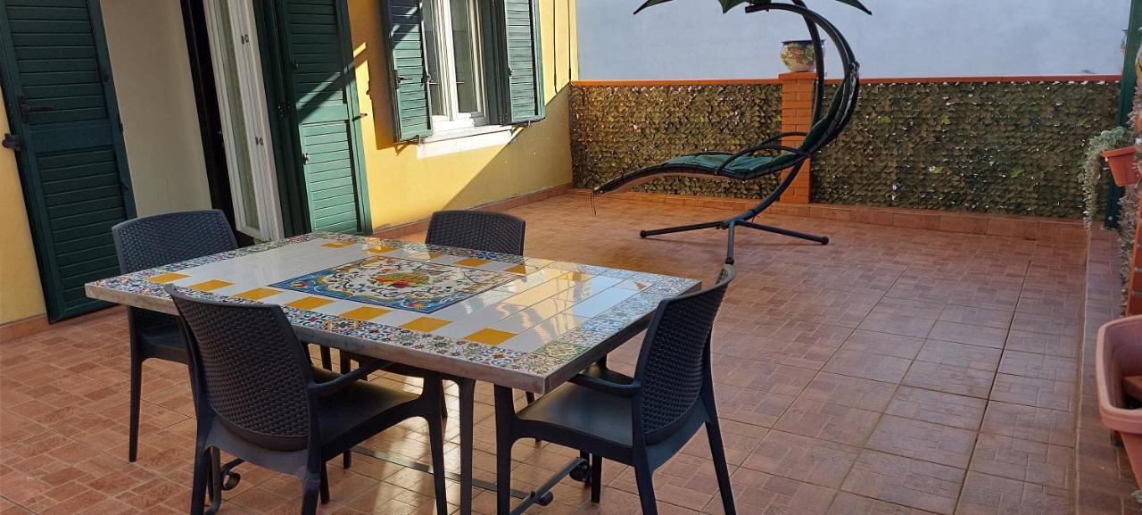 Ferienwohnung La Terrazza Dell' Angelo Pomarico Exterior foto